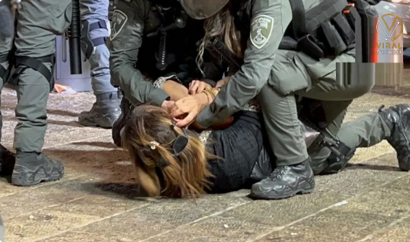 اعتقال سيدة حامل فى الخليل