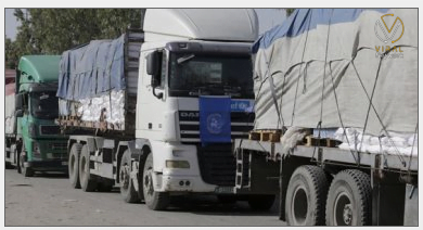 مصدر مسؤول يوضح صحة استهداف إسرائيل لشاحنة مساعدات مصرية بغزة