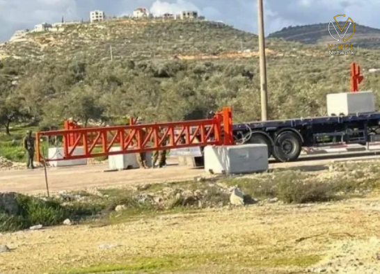 الاحتلال يعيق حركة المواطنين بـ10 بوابات حديدية جنوب نابلس