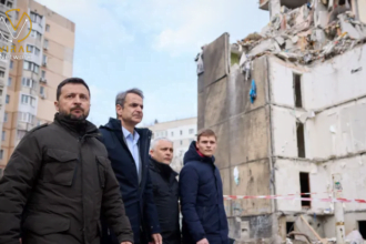 هجمات على أوديسا خلال زيارة رئيس وزراء اليونان وزيلينسكي