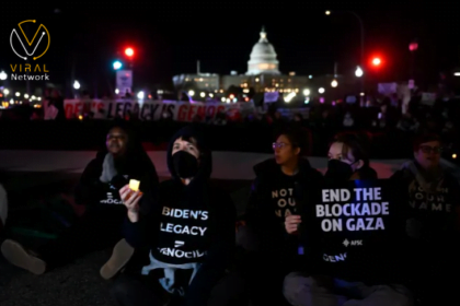 لافتات غزة تحتفل بالصمود في خطاب بايدن