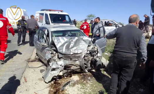حادث سير يخلف ضحايا وجرحى في مدينة الخليل