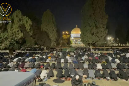 55 ألف مسلم يؤدون صلوات العشاء والتراويح في المسجد الأقصي