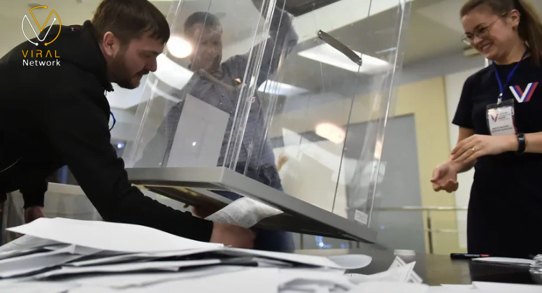 الرئيس بوتين يحقق فوزاً ساحقاً في الانتخابات بنسبة 87.9%