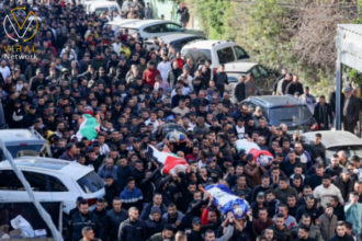 طولكرم تشهد تشييعاً حاشداً لأبطالها الأربعة إلى مثواهم الأخير