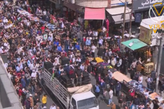 تظاهرات في الأردن تنديدًا بالهجمات الإسرائيلية وتضامنًا مع غزة