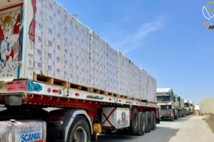 دخول 392 شاحنة محملة بالطعام إلى القطاع هذا الشهر