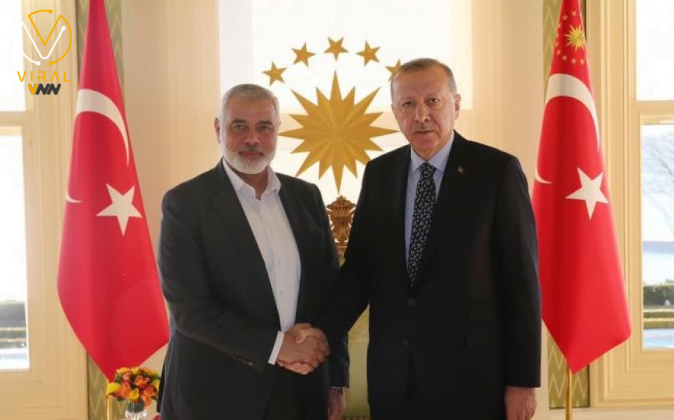 إردوغان يستقبل هنية في تركيا