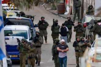 الضفة الغربية تشهد حملة اعتقالات فجر اليوم