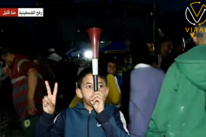 سكان رفح يحتفلون بقرار حماس بوقف إطلاق النار