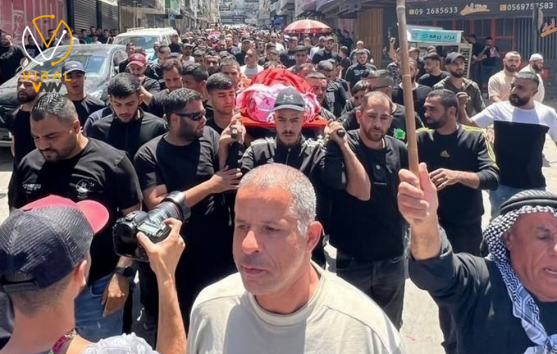 مراسم تشييع لثلاثة شهداء في طولكرم