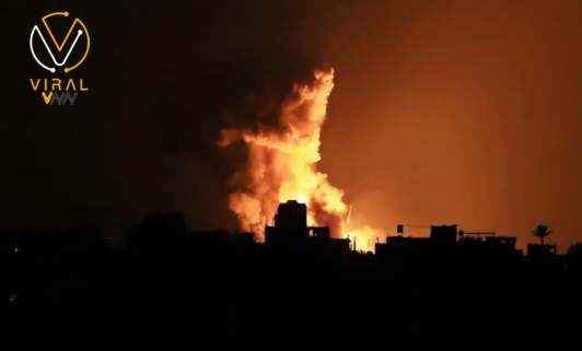 الاحتلال يستهدف قطاع غزة بغارات جوية مكثفة