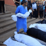 جهود متواصلة لانتشال شهداء مخيم جباليا