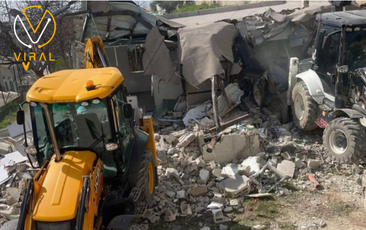 هدم منزل آخر في قرية جلبون بريف جنين