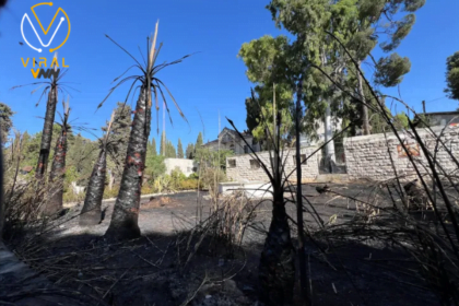 حريق يجتاح أجزاء من حديقة 'بيت الشرق' في القدس