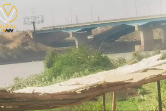 هدم جسر الحلفايا الرابط بين بحري وأم درمان