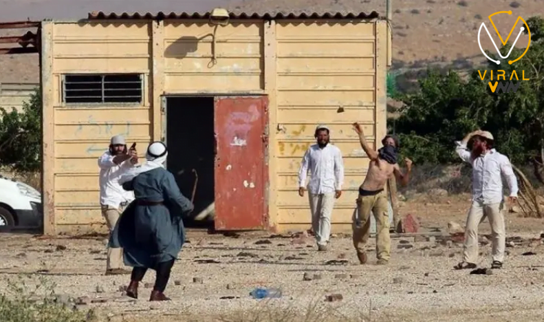 نفايات مستوطنين تلوث مياه نبع العوجا