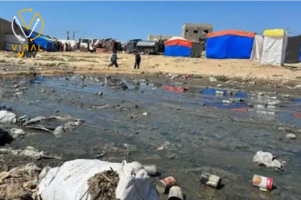 إيقاف الخدمات الصحية في محطات الصرف ببلدية دير البلح