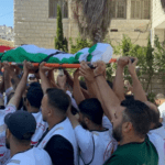 تشييع جثمان الشهيد تامر صقر في نابلس