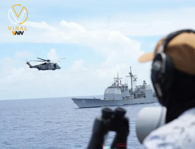 مناورات بحرية بين بكين ومانيلا