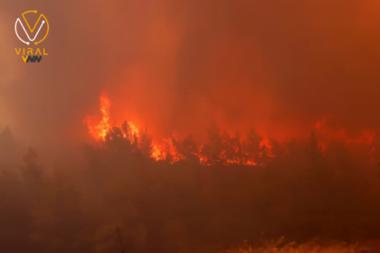 حريق هائل يجبر اليونان على إخلاء سكان عشرات القرى
