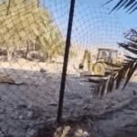 استمرار أعمال الحفر الاستيطانية بجوار مدرسة عرب الكعابنة الأساسية