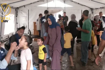 كشف تفاصيل حملة التطعيم ضد شلل الأطفال في قطاع غزة