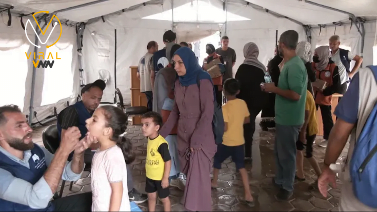 كشف تفاصيل حملة التطعيم ضد شلل الأطفال في قطاع غزة