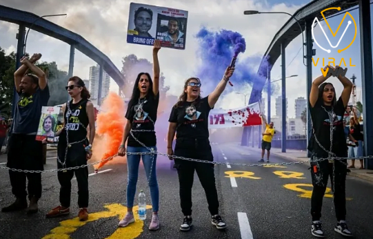 مظاهرات حاشدة تؤدي إلى إغلاق شوارع رئيسية في تل أبيب