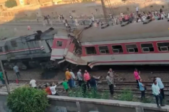 تصادم مروع بين قطارين في الزقازيق والإسعاف يتدخل بسرعة كبيرة