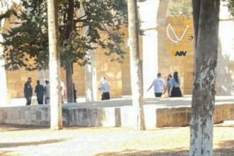 مستوطنون مدعومون من الاحتلال يقتحمون المسجد الأقصى