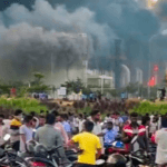 حريق هائل في مستودع كيماويات بالهند