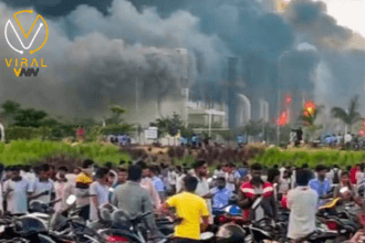 حريق هائل في مستودع كيماويات بالهند