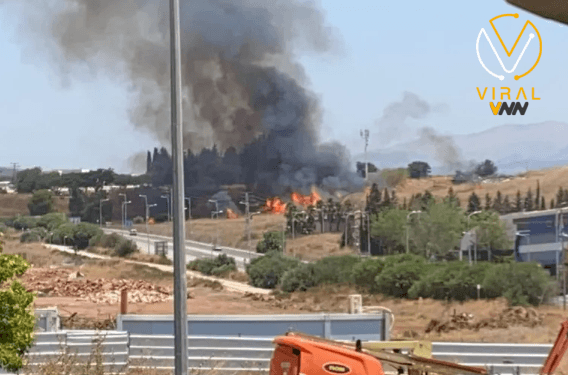 حزب الله يستهدف كريات شمونة ويصيب دبابتي ميركافا