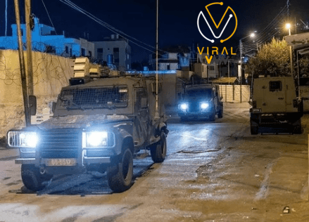 قوات الاحتلال تعتقل شاباً من قرية عوريف جنوب نابلس