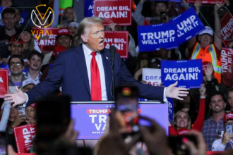 ترامب يصرح بأفضلية موقفه على هاريس في عدة ولايات أمريكية