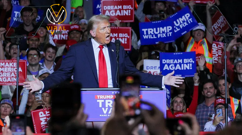 ترامب يصرح بأفضلية موقفه على هاريس في عدة ولايات أمريكية