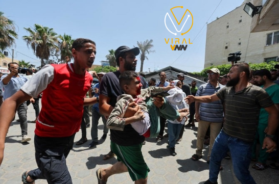 غارات الاحتلال تخلف شهداء وجرحى في دير البلح و بلدة النصر