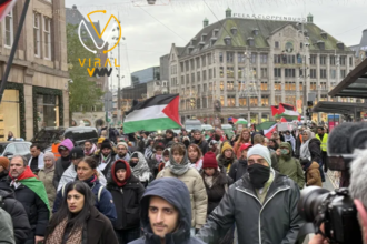 احتجاجات حاشدة في هولندا تطالب باعتقال نتنياهو وغالانت