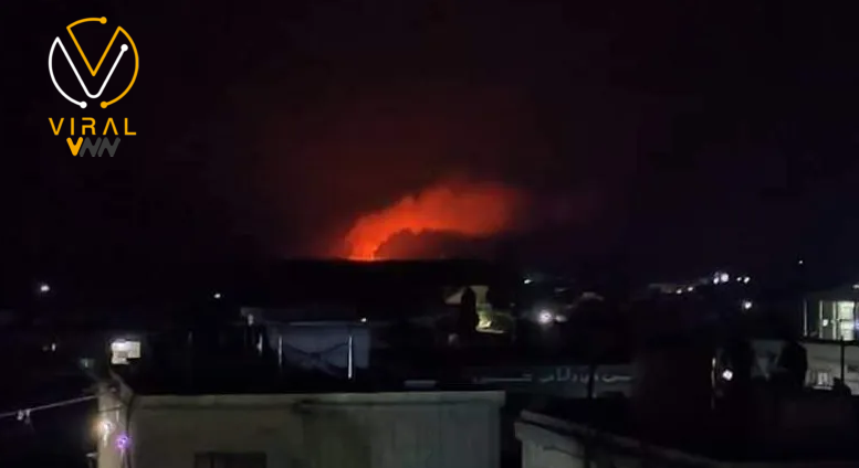 غارات إسرائيلية تستهدف بلدتين في وسط سوريا