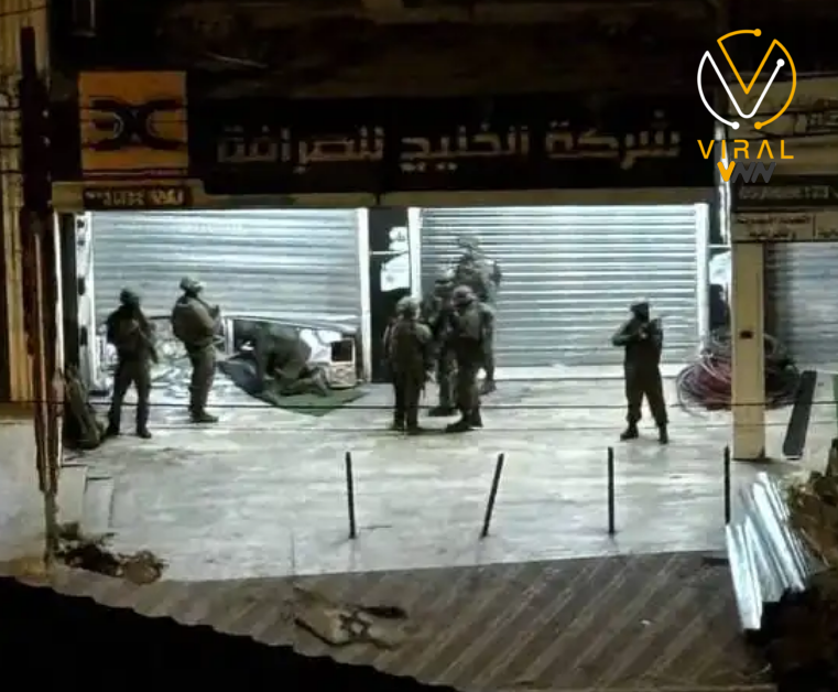 اعتقال شابين ومداهمة محل صرافة في نابلس