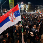 احتجاجات في بلغراد ضد الرئيس الصربي