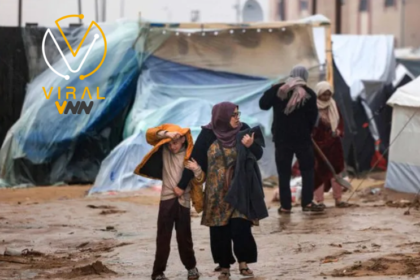 استغاثات النازحين في غزة بسبب غرق خيامهم بالمياه