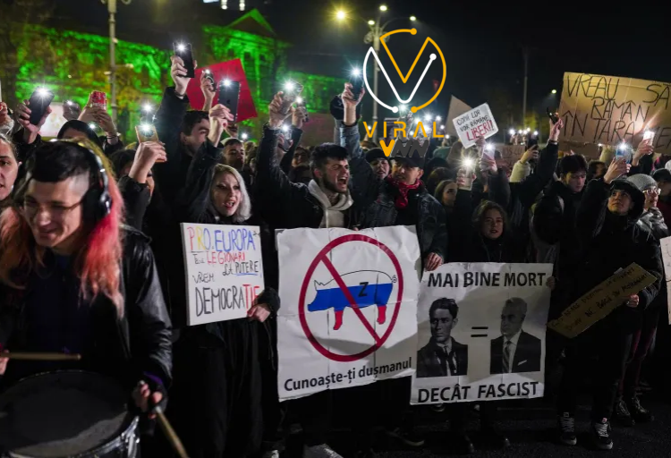 احتجاجات ضخمة في رومانيا ضد إلغاء الانتخابات الرئاسية