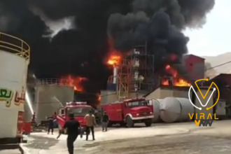 اندلاع حريق في خزانات نفطية تحتوي على 18 ألف طن في إيران