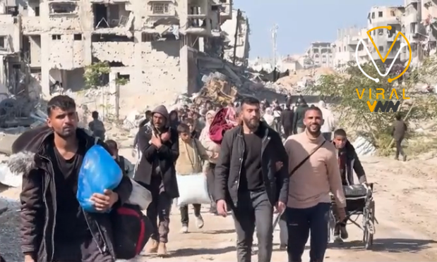 عودة آلاف النازحين الفلسطينيين إلى شمال غزة