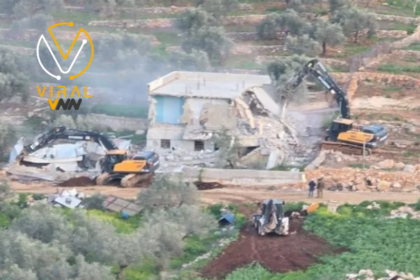 هدم منزل في كفر الديك غرب سلفيت