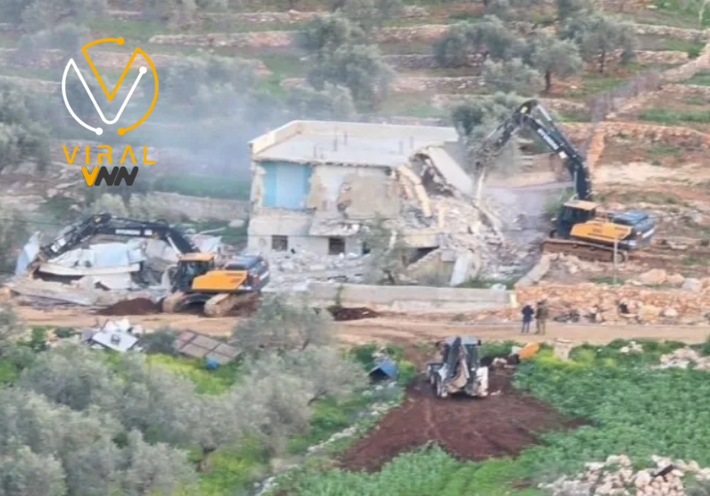 هدم منزل في كفر الديك غرب سلفيت