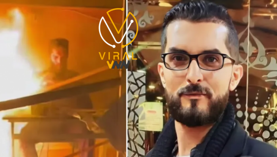 استشهاد الصحفي أحمد منصور جراء القصف على خيمة الصحفيين